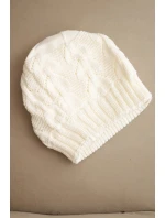 Fleecová čepice Marta K231 ecru