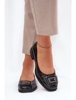 Kožené Baletky S Ozdobou D&A model 21691021 Černé - S.Barski