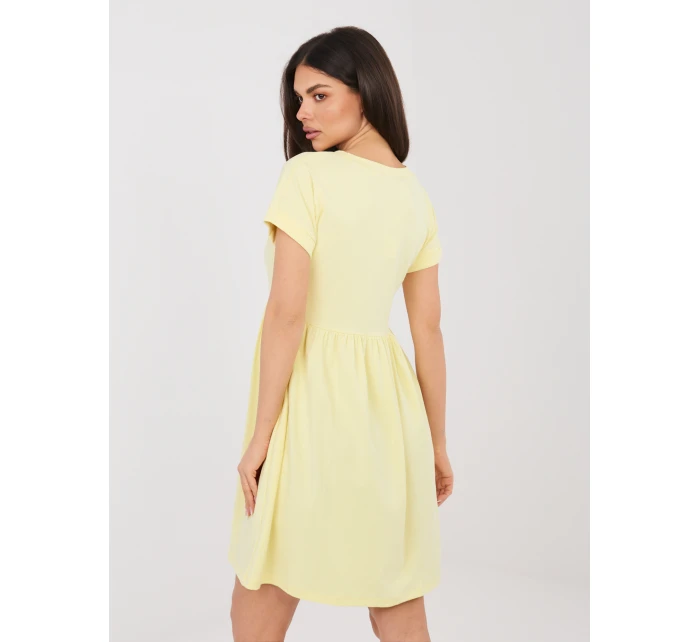 RV šaty SK 5672.03P svetložltá