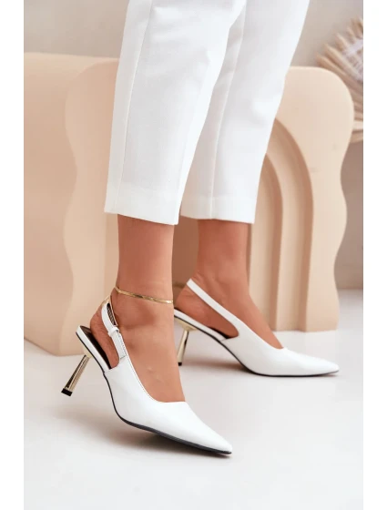 Lodičky na podpätku model 203539 Step in style