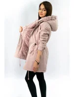 Dámska prechodná bunda Parka Powder Pink (w806)