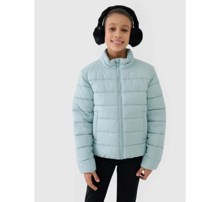 Dievčenská páperová bunda so syntetickou podšívkou 4F 4FJWSS25TDJAF515-47S