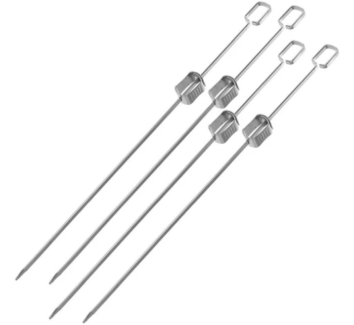 ŠPAJLE NA ŠPÍZY 4KS DĹŽKA 40,5CM NEREZOVÁ OCEĽ