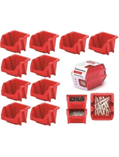 SADA KRÁTKYCH DIELENSKÝCH PODNOSOV BINEER 10KS ČERVENÁ KISTENBERG