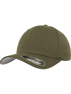 6277 6 Panelová kšiltovka Wooly Combed model 22412321 olive - Flexfit