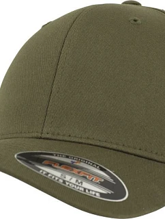 6277 6 Panelová kšiltovka Wooly Combed model 22412321 olive - Flexfit