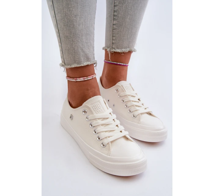 Klasyczne Trampki Damskie Big Star NN274285 Białe