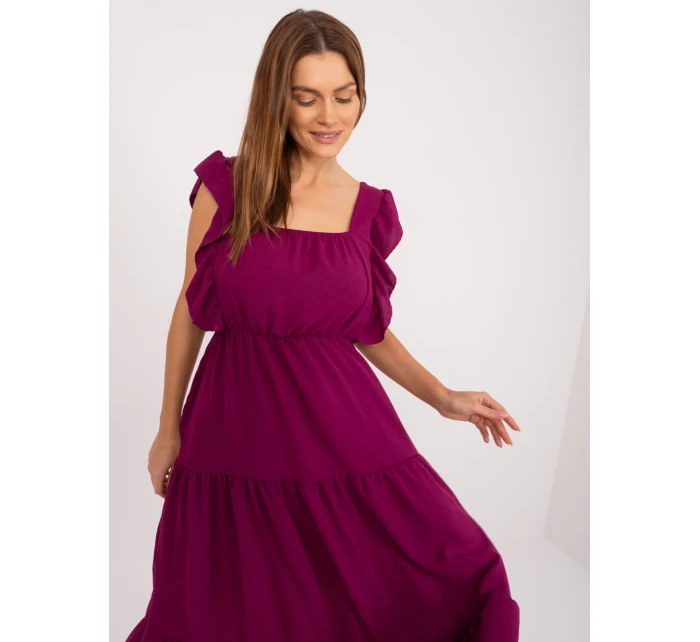DHJ SK 8352 Šaty.04 tmavo fialová DHJ SK 8352 Šaty.04 tmavo fialová