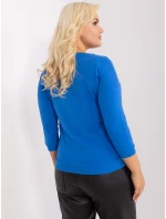 Bluzka RV BZ model 18965297 ciemny niebieski - FPrice Bluzka RV BZ model 18965297 ciemny niebieski - FPrice