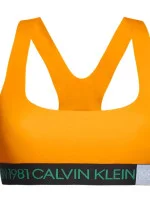 Športová podprsenka QF5577E-1ZK oranžová - Calvin Klein