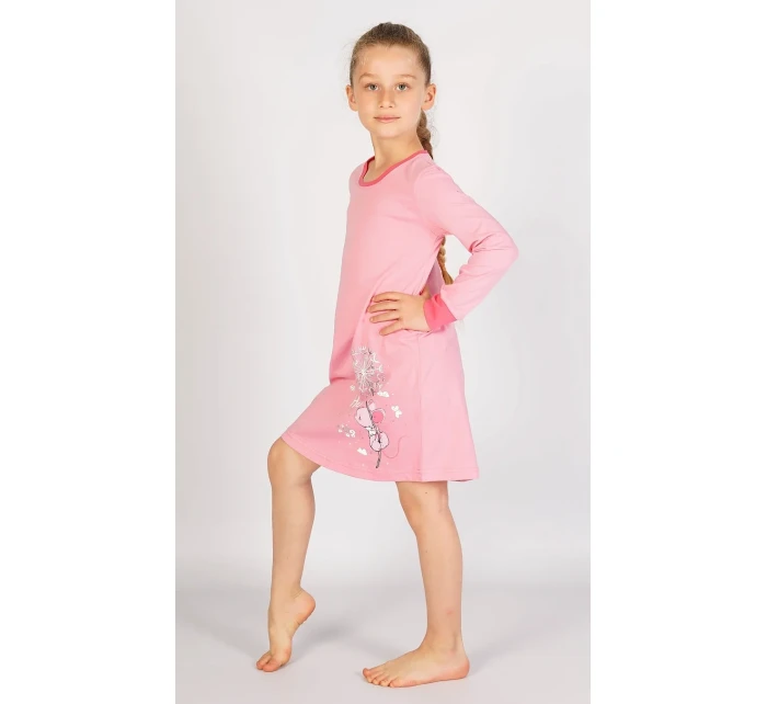 Dětská noční košile s dlouhým rukávem s model 15847260 - Vienetta Kids Dětská noční košile s dlouhým rukávem s model 15847260 - Vienetta Kids