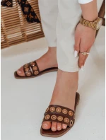 Dámske žabky STELLSAN brown FashionStreet ZY0855