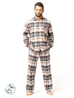 Pánské pyžamo MNS model 21291795 B25 délka/r 3XL4XL na zip - Key