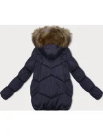 Tmavě modrá bunda s kapucí pro přechodné období model 21246435 - LHD