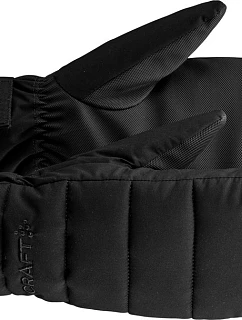 Craft Corporate Explore Padded Mitten Vatelované rukavice bez prstov 81.6373 čierne