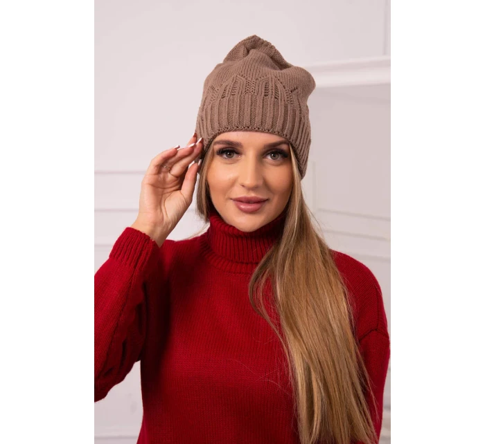 Dámska čiapka Irmina K333 mocca Dámska čiapka Irmina K333 mocca