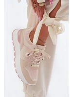 Dámské tenisky na platformě Béžové model 22099931 - Boto