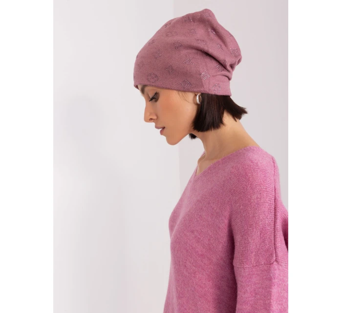 Czapka AT CZ model 19040938 fioletowy - FPrice