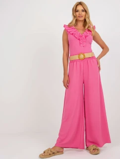 Nohavice DHJ SP 8387.57 ružová