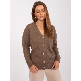 Sweter LC SW  brązowy model 19309631 - FPrice