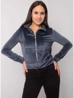 Mikina RV BL 7303.98P tmavo šedá