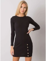 Šaty RV SK model 16215934 černá - FPrice Šaty RV SK model 16215934 černá - FPrice