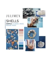 Nohavičky Shells Simple Maxi modrá a biela - Julimex Nohavičky Shells Simple Maxi modrá a biela - Julimex