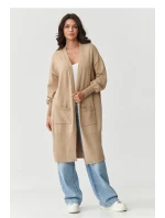 Sveter na gombíky model 218105 Makadamia