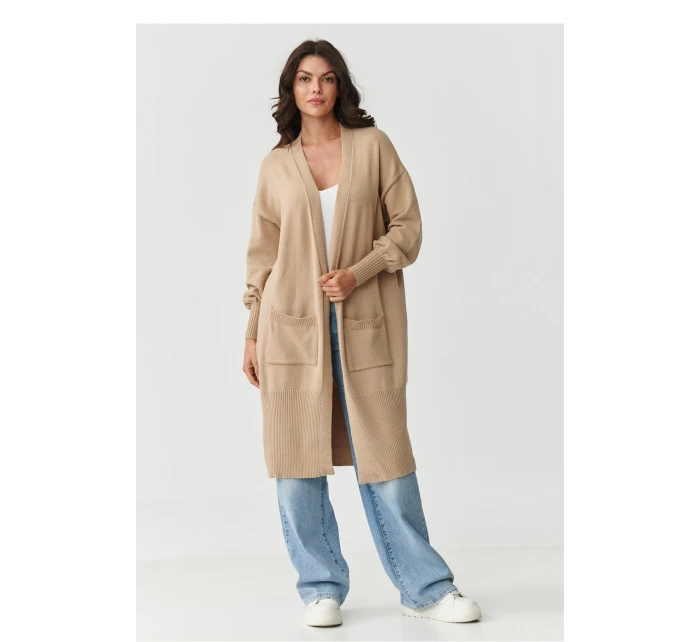 Sveter na gombíky model 218105 Makadamia