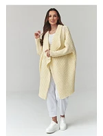 Zapínanie svetra model 226885 Makadamia