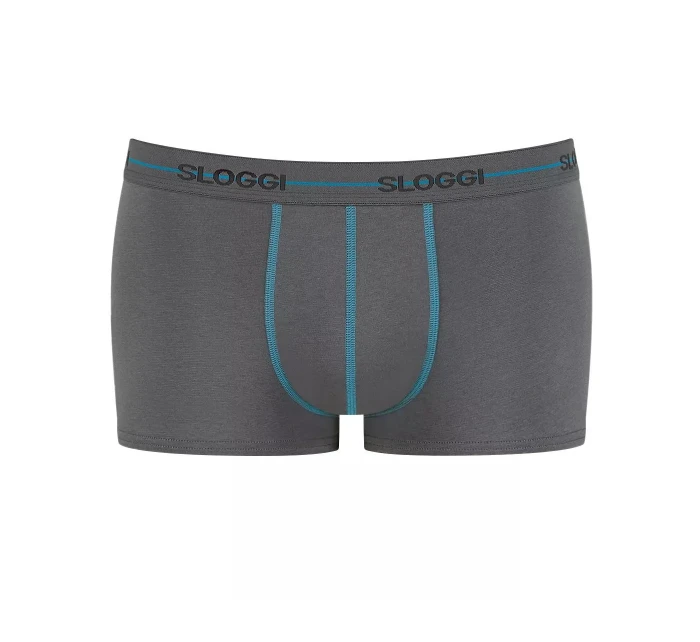Pánske boxerky Štart Hipster C2P box - BROWN - LIGHT COMBINATION - šedá - čierna M003 - SLOGGI Pánske boxerky Štart Hipster C2P box - BROWN - LIGHT COMBINATION - šedá - čierna M003 - SLOGGI