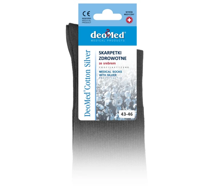 Ponožky JJW Deomed Cotton Silver Ponožky JJW Deomed Cotton Silver