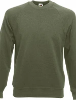 Fruit of the Loom Classic Raglan Sweat – mikina s raglánovými rukávmi 16.2216 classic olive