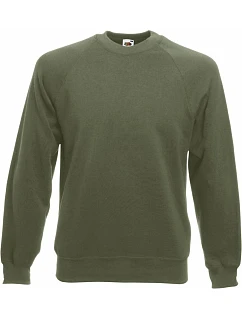 Classic Raglan Sweat mikina classic olive model 22537323 - Fruit of the Loom