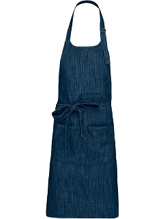 Kariban K 890 Zástera s náprsenkou „Sommelier“ 20.K890 denim