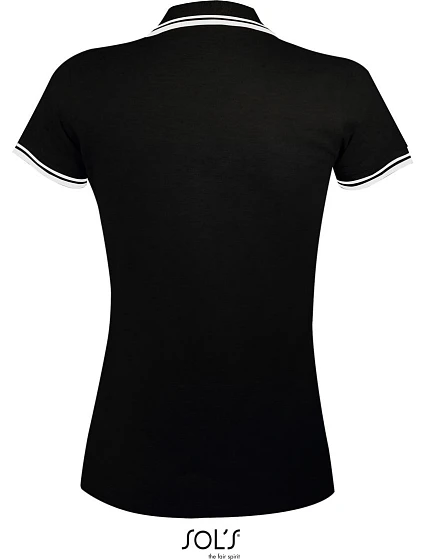 SOL'S Pasadena Women Dámské piqué polo model 22521895 black/white SOL'S Pasadena Women Dámské piqué polo model 22521895 black/white