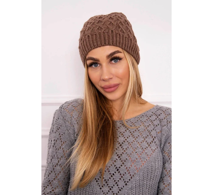 Fleecová čiapka Roma K224 mocca Fleecová čiapka Roma K224 mocca