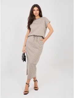 Spódnica model 22024922 ciemny bezowy - FPrice