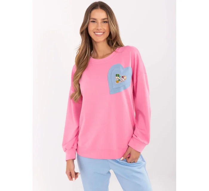Mikina DHJ BL 20322.72 ružová