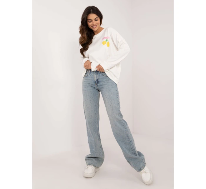 Bluzka DHJ BZ ecru model 21738219 - FPrice Bluzka DHJ BZ ecru model 21738219 - FPrice