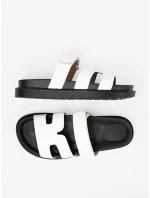 Módne biele dámske ponožky na platforme Módne biele dámske ponožky na platforme