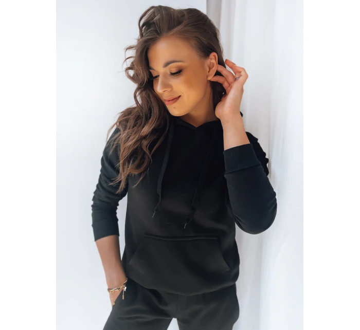 Dámska mikina BASIC čierna BY0158z Dámska mikina BASIC čierna BY0158z