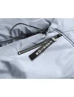 Šedo-béžová dámska bunda pre prechodné obdobie (B8037-9046) Šedo-béžová dámska bunda pre prechodné obdobie (B8037-9046)