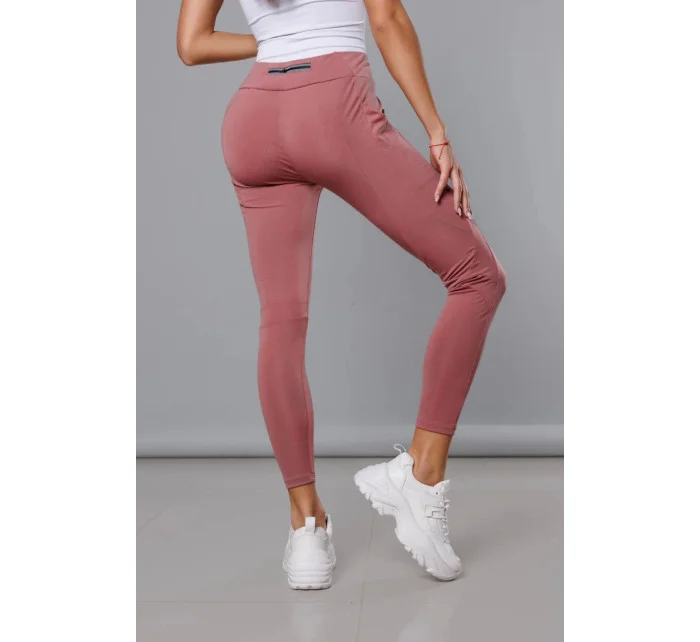 Dámské trekingové legíny ve špinavě růžové barvě model 18498139 - Therapy