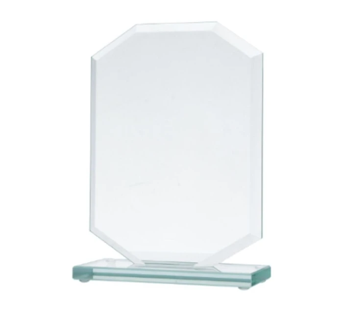 Sklenená trofej s matným podstavcom