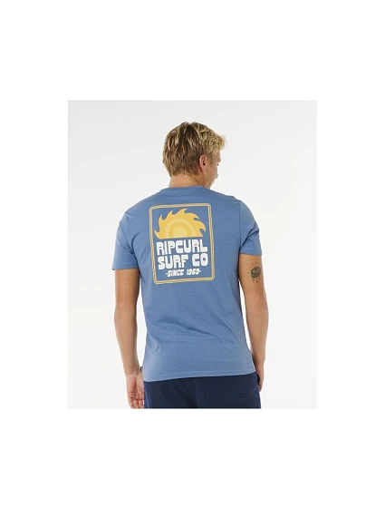 Koszulka męska Pacific Tee niebieska model 22245233 - Rip Curl Koszulka męska Pacific Tee niebieska model 22245233 - Rip Curl
