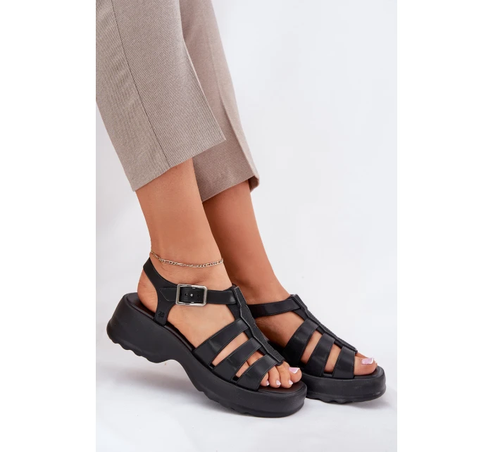 Dámské Sandály  Černé model 21695836 - Zaxy