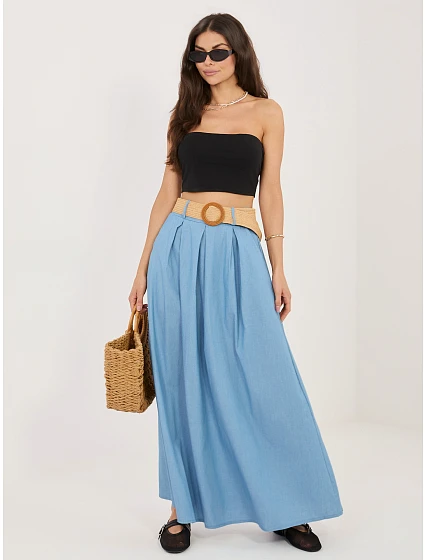 Sukňa MI SD A308911.05 svetlomodrá