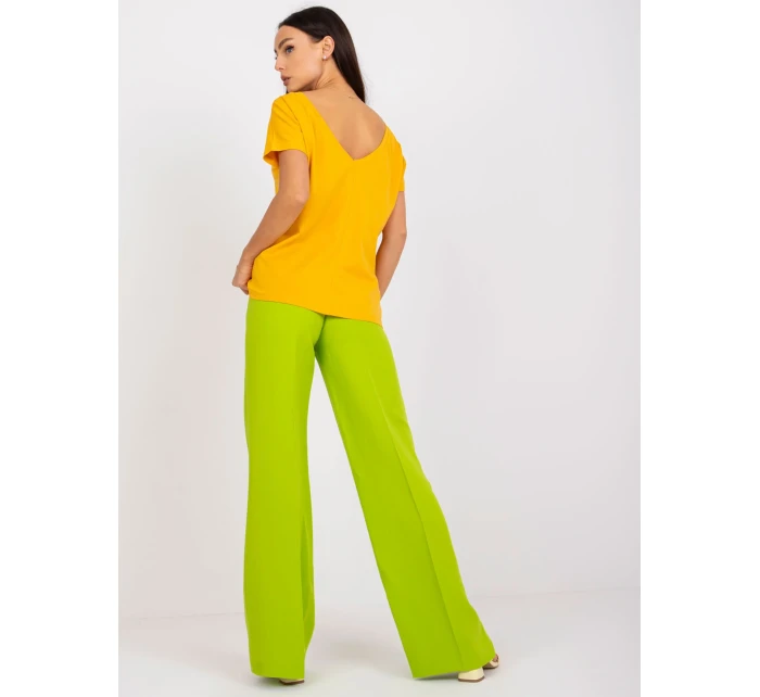 Tričko RV TS model 14816788 tmavě žlutá - FPrice Tričko RV TS model 14816788 tmavě žlutá - FPrice