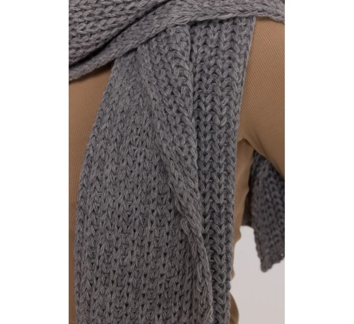M896 Rebrovaná šatka - sivá M896 Rebrovaná šatka - sivá